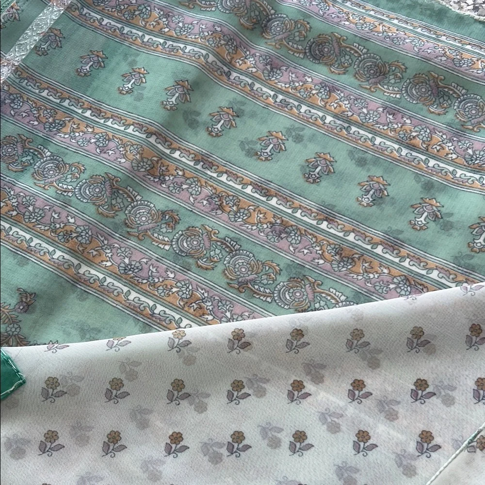 Sari with matching blouse